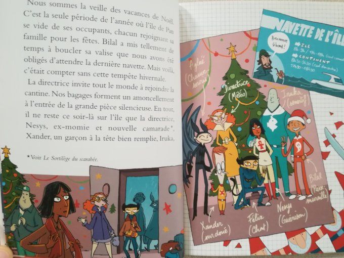 Dix petit Pères Noël, l'école de Pan