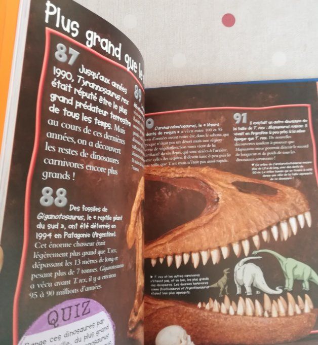 100 infos à connaître,  T Rex