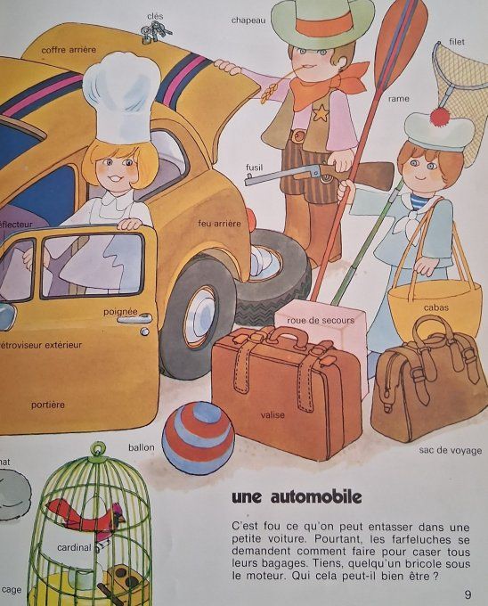 Les farfeluches sur la route en 315 mots