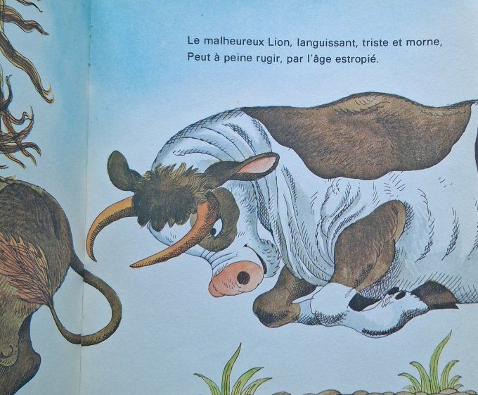 Le lion devenu vieux