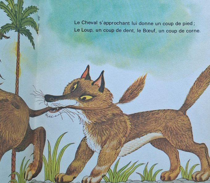 Le lion devenu vieux