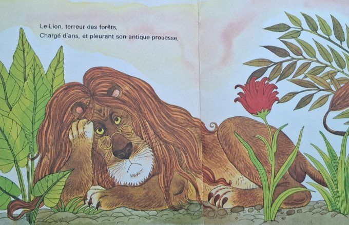 Le lion devenu vieux
