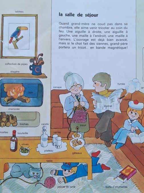 Les farfeluches à la maison en 462 mots