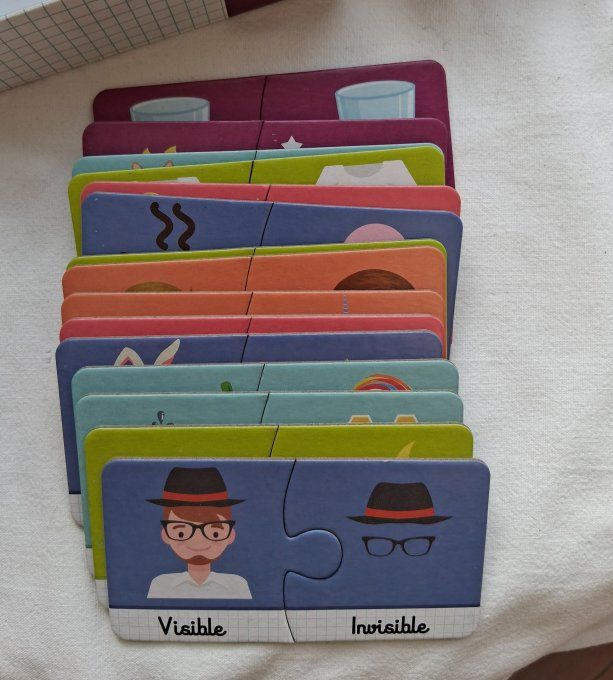 30 cartes éducatives, j'apprends les contraires