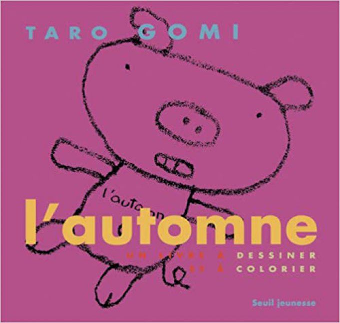 L'automne, un livre à dessiner et colorier