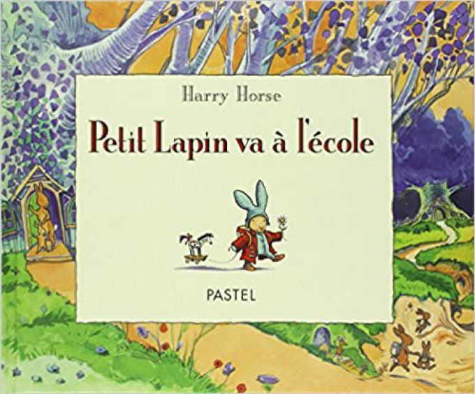 Petit lapin va à l'école