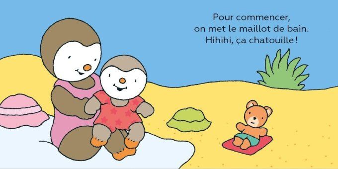 Bébé T'choupi découvre la mer