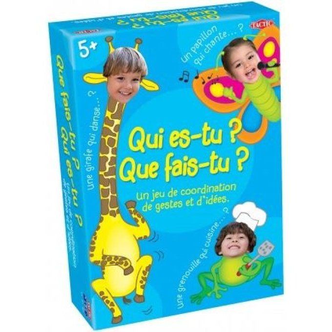 Jeu qui es-tu ? Que fais-tu ?