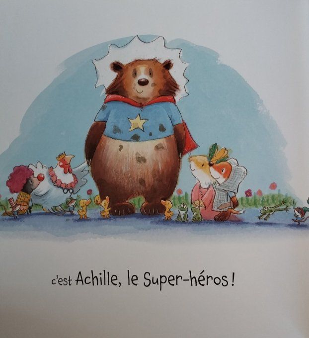Achille à la fête de l'école