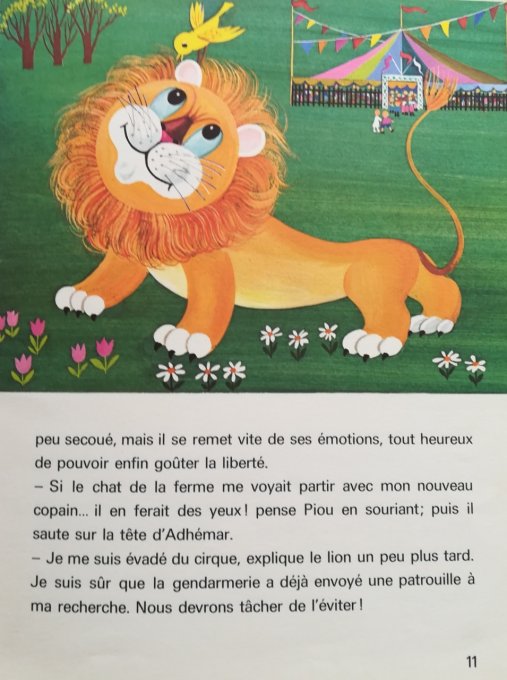 Adhémar le lion au coeur tendre