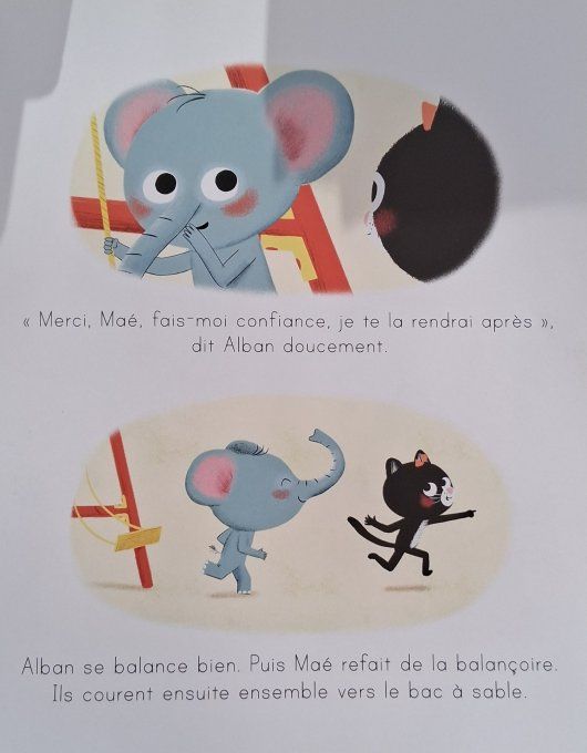 Alban l'éléphant prend confiance en lui