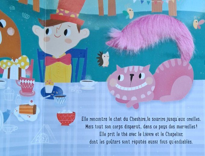 Alice au pays des merveilles, mes jolies fables à toucher