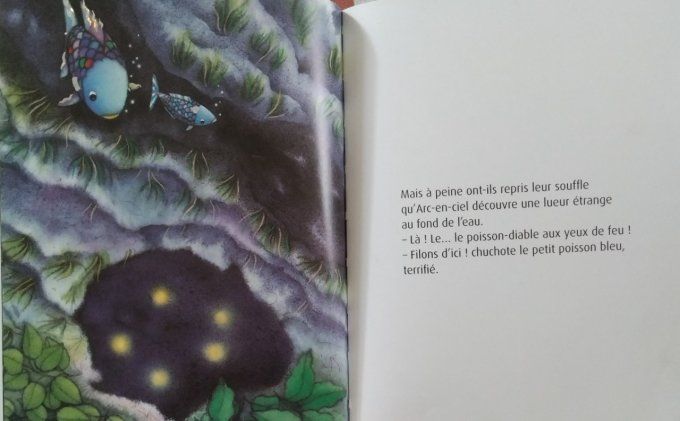 Arc-en-ciel tremble de peur