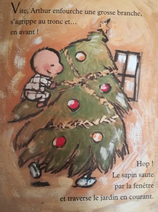 Arthur et les baskets du sapin de Noël