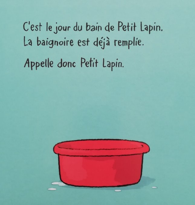 Au bain, petit lapin !