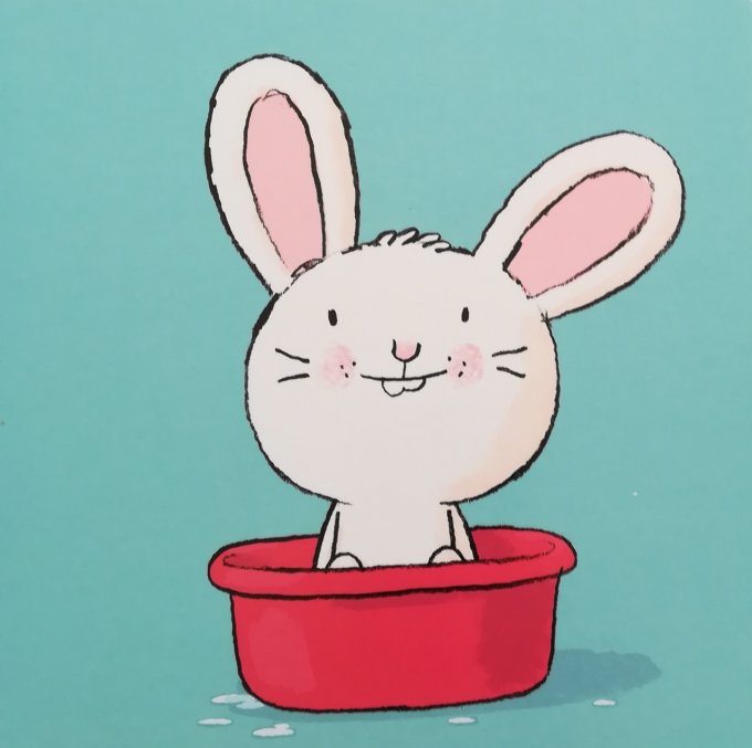 Au bain, petit lapin !