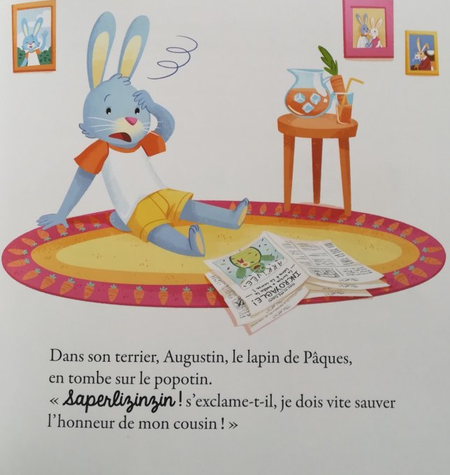 Augustin et la course aux oeufs de Pâques, mes p'tits albums