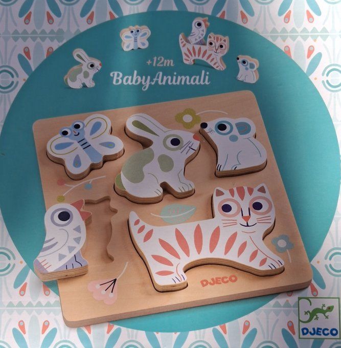 Puzzle Djeco Baby Animali