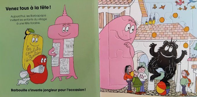 Barbapapa, livre puzzle