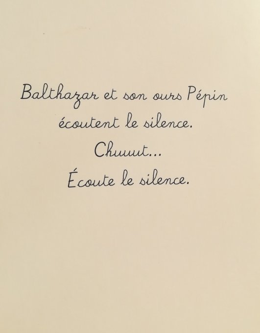 Bébé Balthazar, écoute le silence