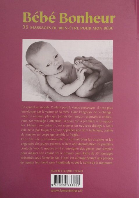 Bébé Bonheur, 35 massages de bien-être pour mon bébé