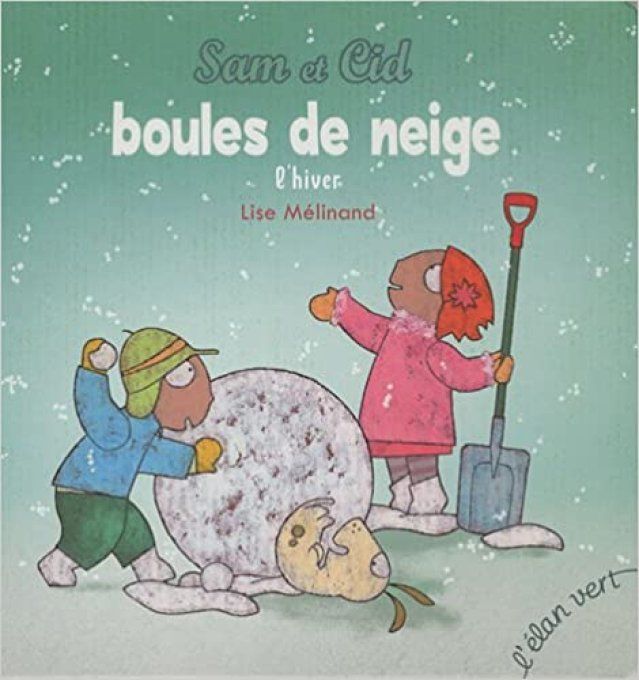 Sam et Cid, boules de neige, l'hiver