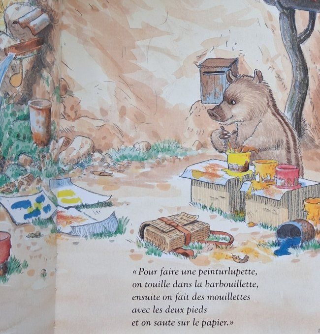 Calinours va à l'école