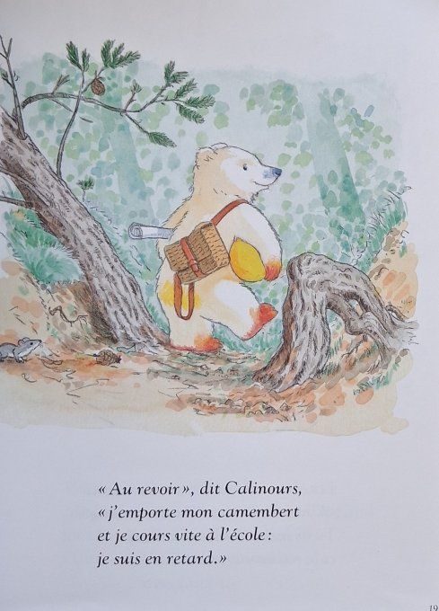 Calinours va à l'école