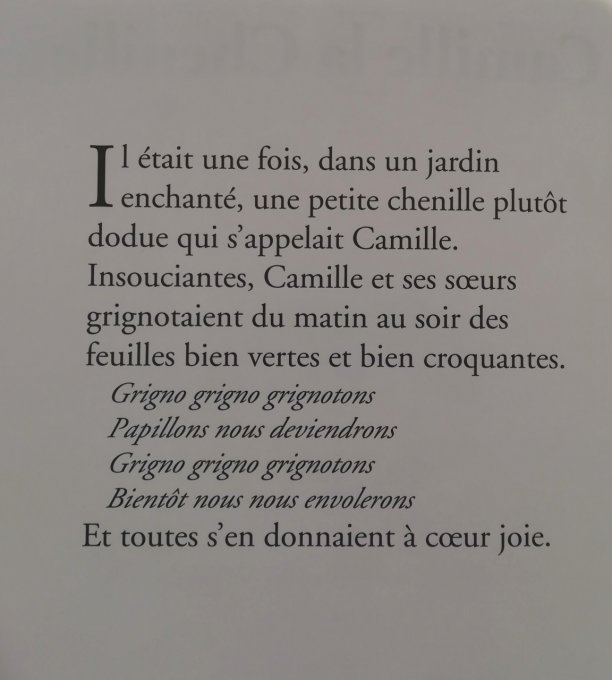Camille la chenille