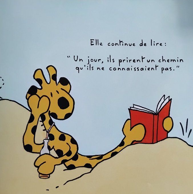 Camille lit une histoire