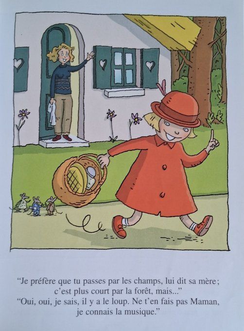 Chapeau rond rouge