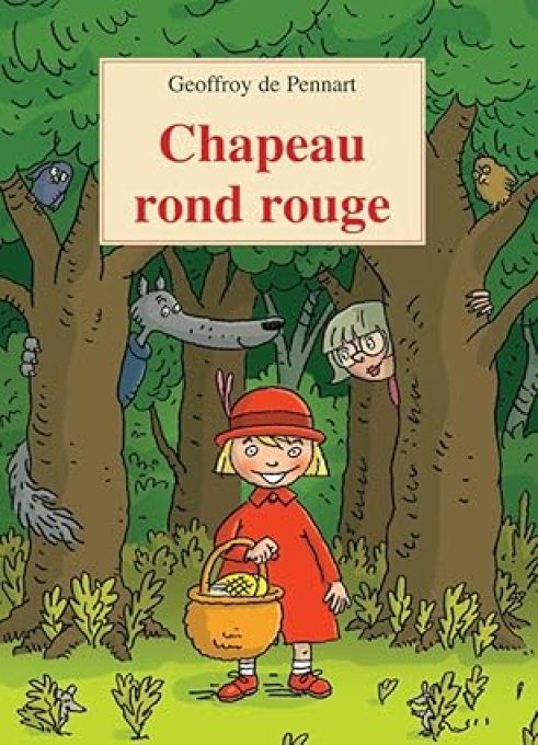 Chapeau rond rouge