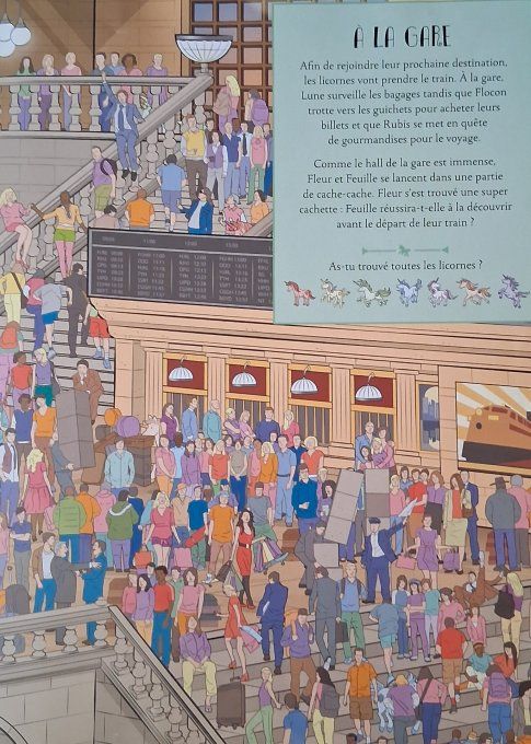 Cherche et trouve où sont cachées les licornes ?