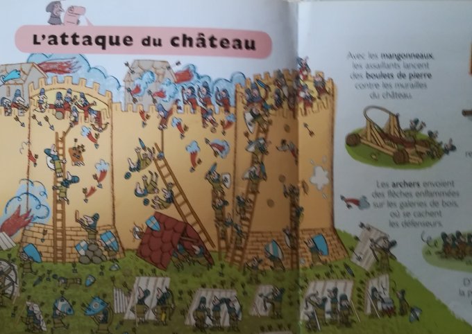 Chevaliers et châteaux-forts, mes petites encyclopédies Larousse