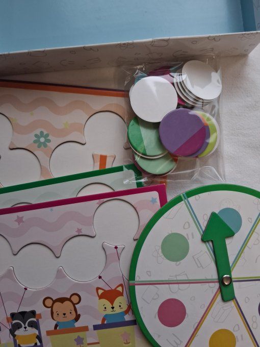 Jeu Colour bingo, loto des couleurs