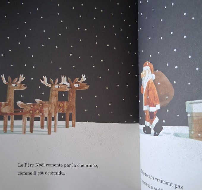 Comment le père Noël descend par la cheminée