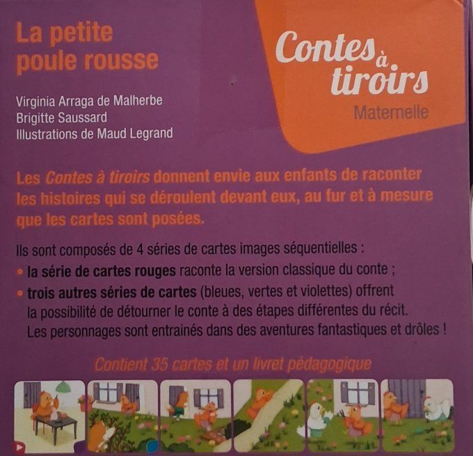 Contes à tiroirs la petite poule rousse