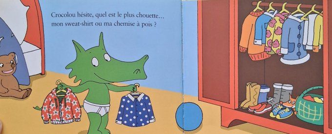 Crocolou aime être beau