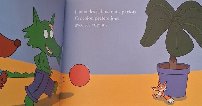 Crocolou aime les câlins