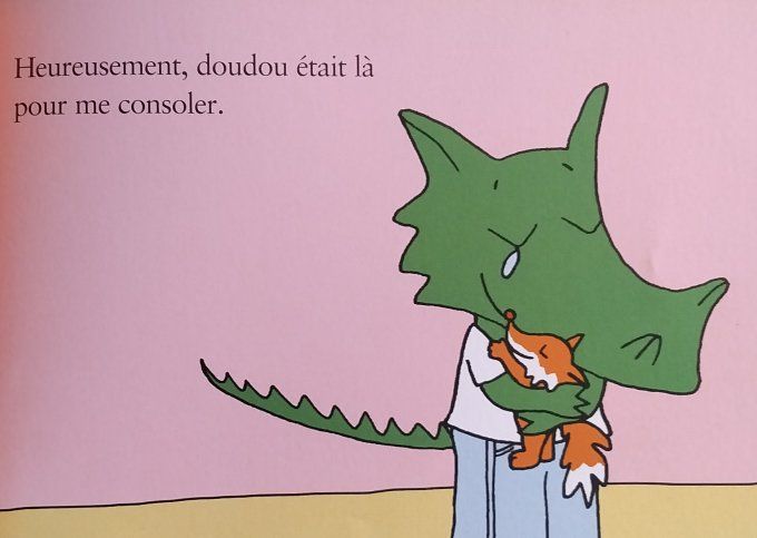 Crocolou aime son doudou