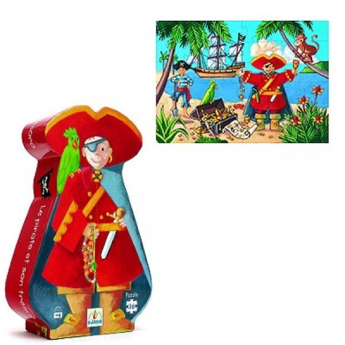 Puzzle le pirate et son trésor 36 pièces