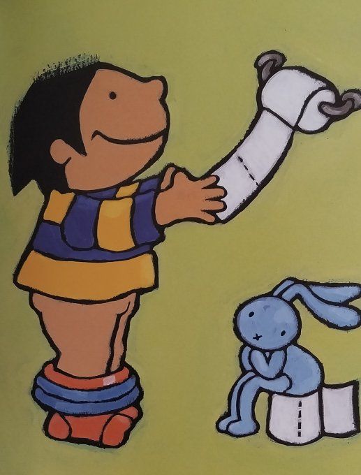 Doudoulapin sur le petit pot