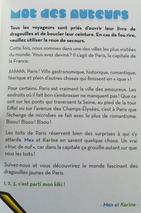 Les dragouilles tom 3 les jaunes de Paris