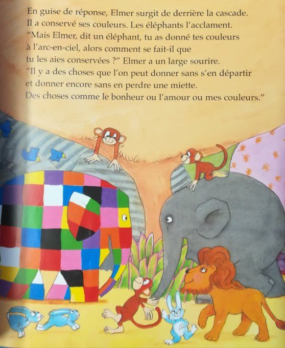Elmer et l'arc-en-ciel