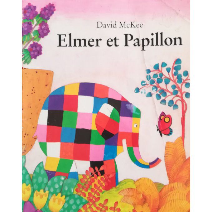 Elmer et papillon