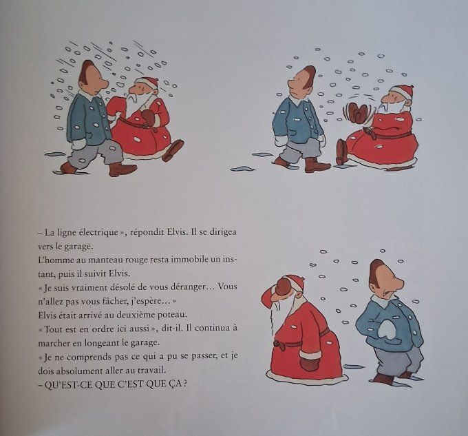 Elvis et l'homme au manteau rouge, un conte de Noël