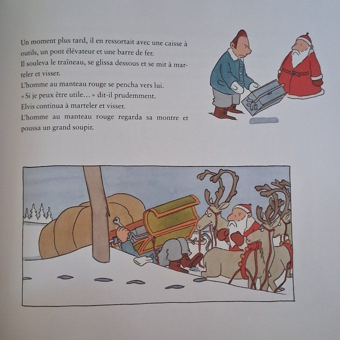 Elvis et l'homme au manteau rouge, un conte de Noël