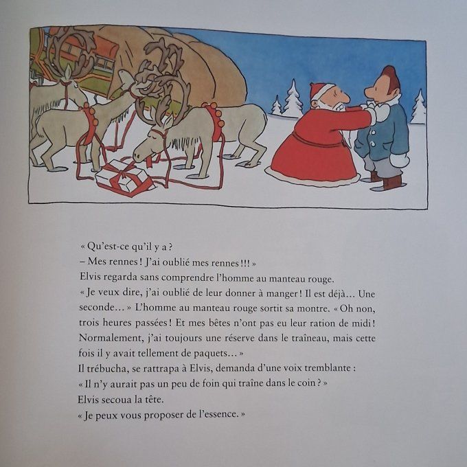 Elvis et l'homme au manteau rouge, un conte de Noël