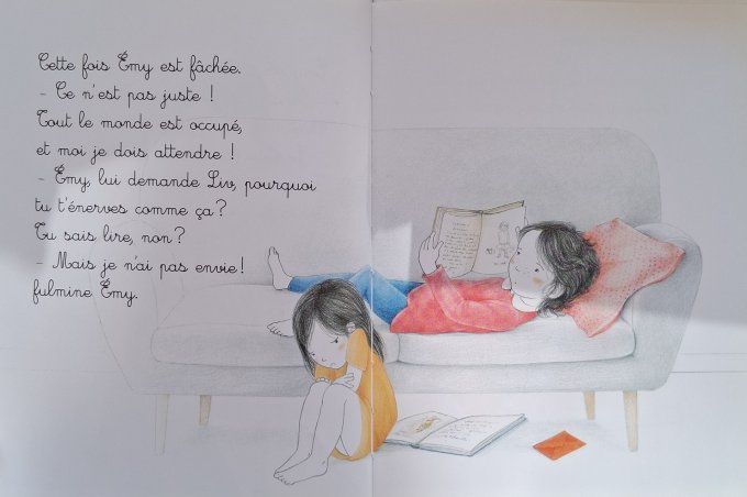 Emy ne veut pas lire, mes petites histoires Montessori