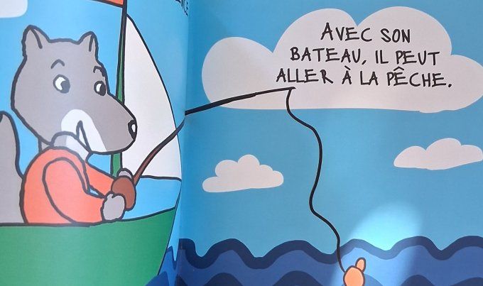 Filouloup a un bateau